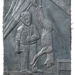 Das Messer, 2014, Aluguß, H. 58 cm