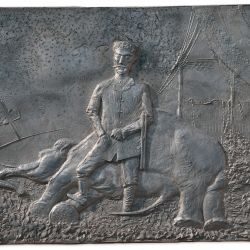 Der Schwarm, 2014, Aluguß, B. 58 cm