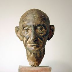 Portrait Duncker, 2000, Eisenguss, H. 40 cm