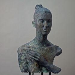 Portrait Susanne, 1998, Bronze, H. 60 cm