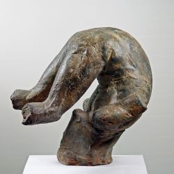 Terroropfer, 2005, Eisenguß, H. 70 cm 